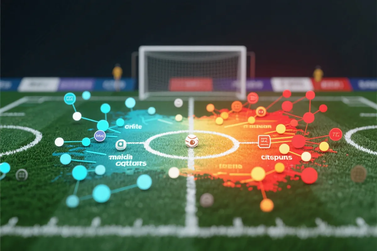 世界杯淘汰赛路径分析数据可视化示意图